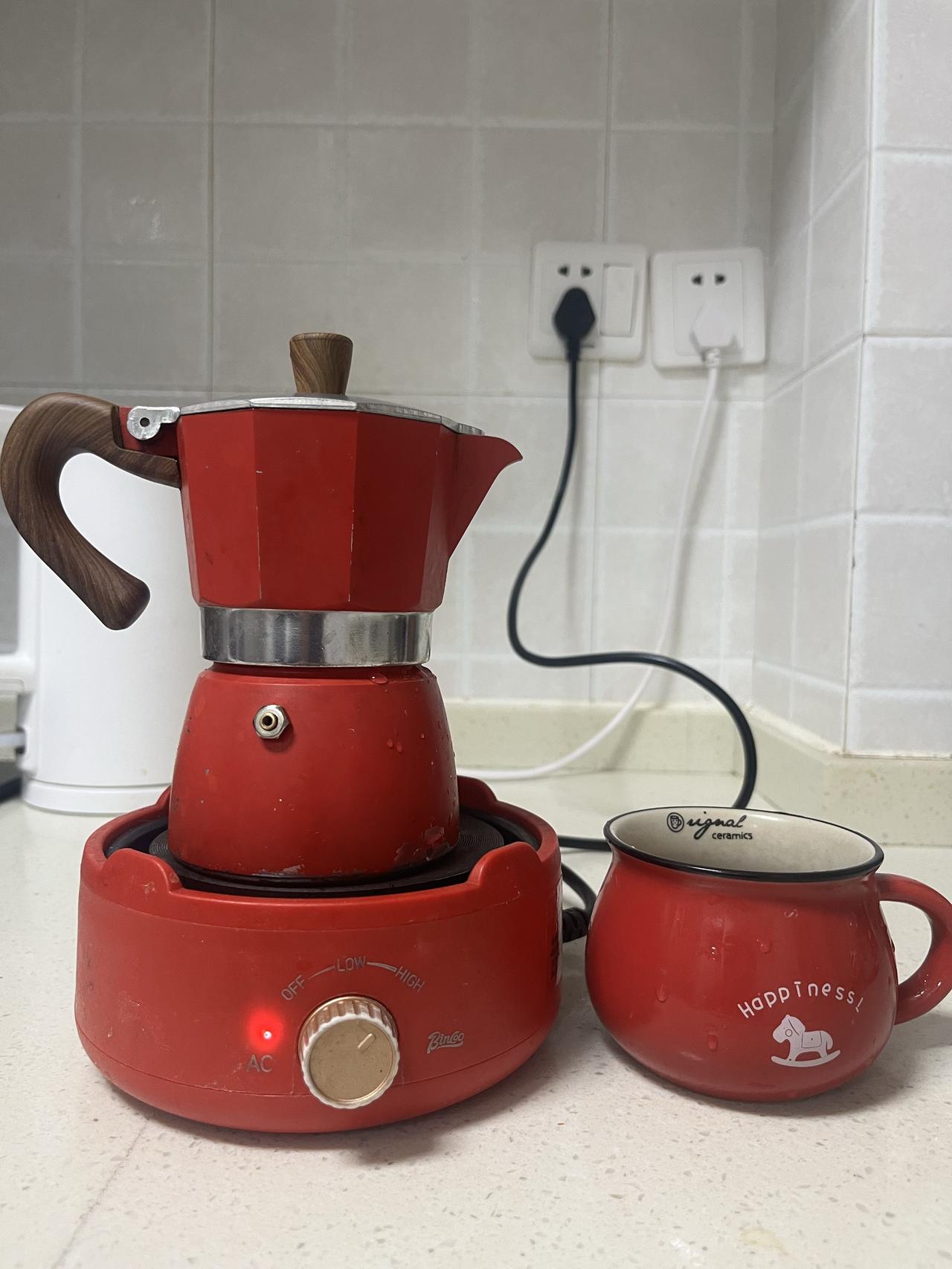 早上起来煮杯咖啡，思考一下周一吃什么面[哭泣]