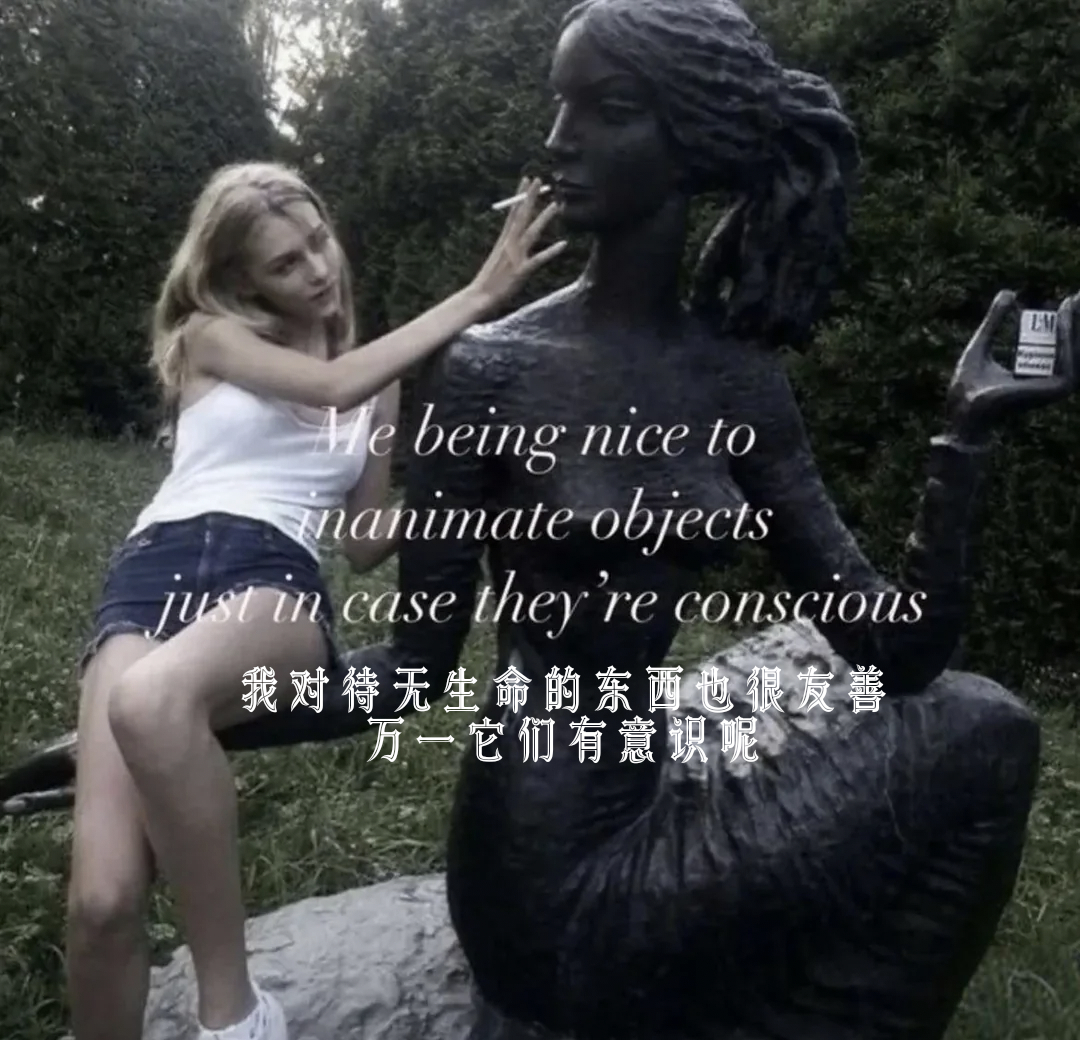 当你从小时候就开始为那些没有生命的东西感到难过时，你就知道你这辈子注定会过得有些