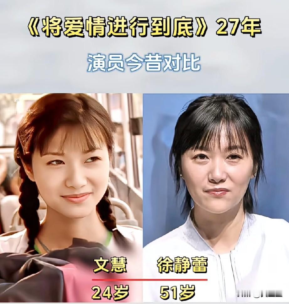 《将爱情进行到底》时隔27年，演员今昔对比。演员真抗老！你觉得谁变化最大？前奏一