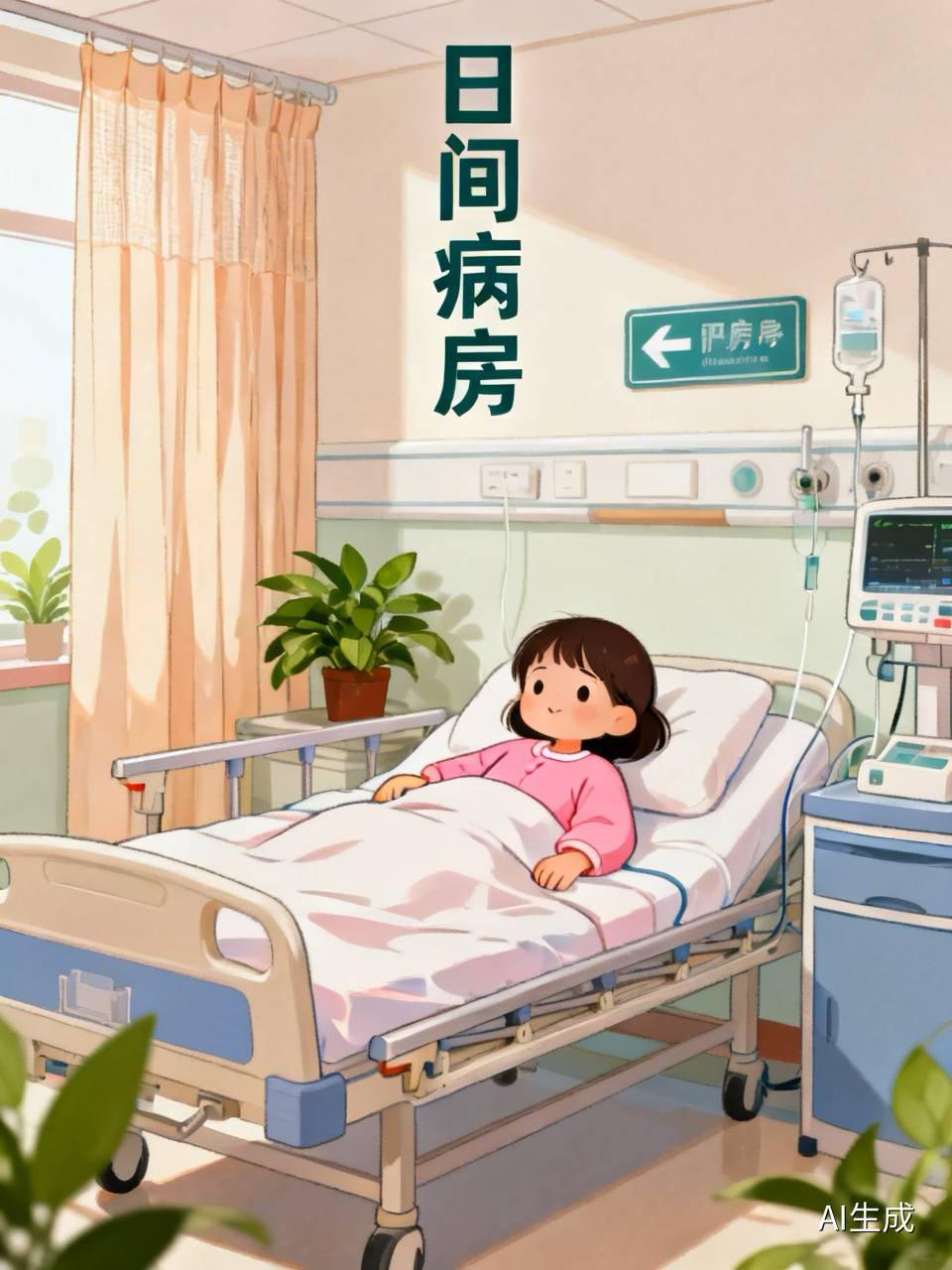 每次陪女儿去日间病房，我都觉得自己像个不合格的观众。

该走的路全知道。挂号、办