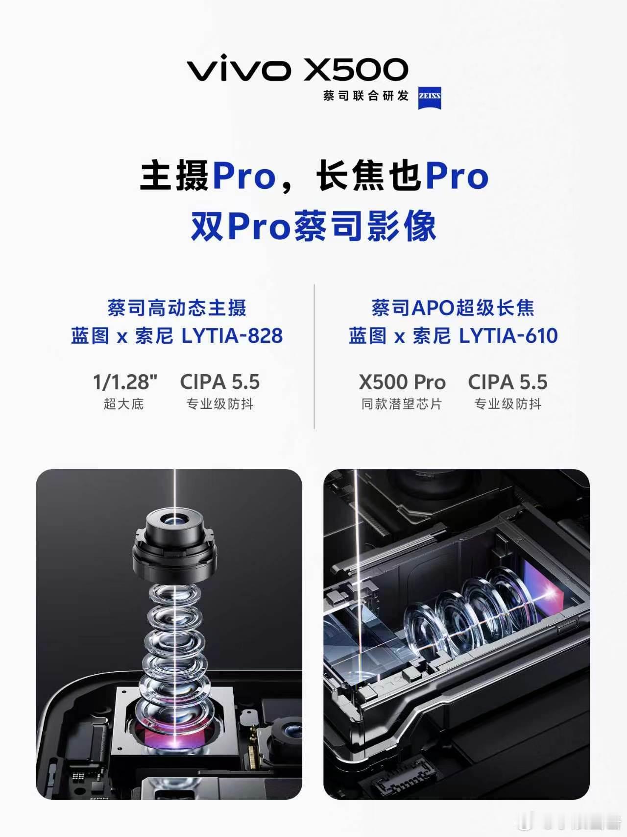 今年X500的标准版也太猛了[允悲]主摄居然是和Pro一样的1/1.28英寸大底