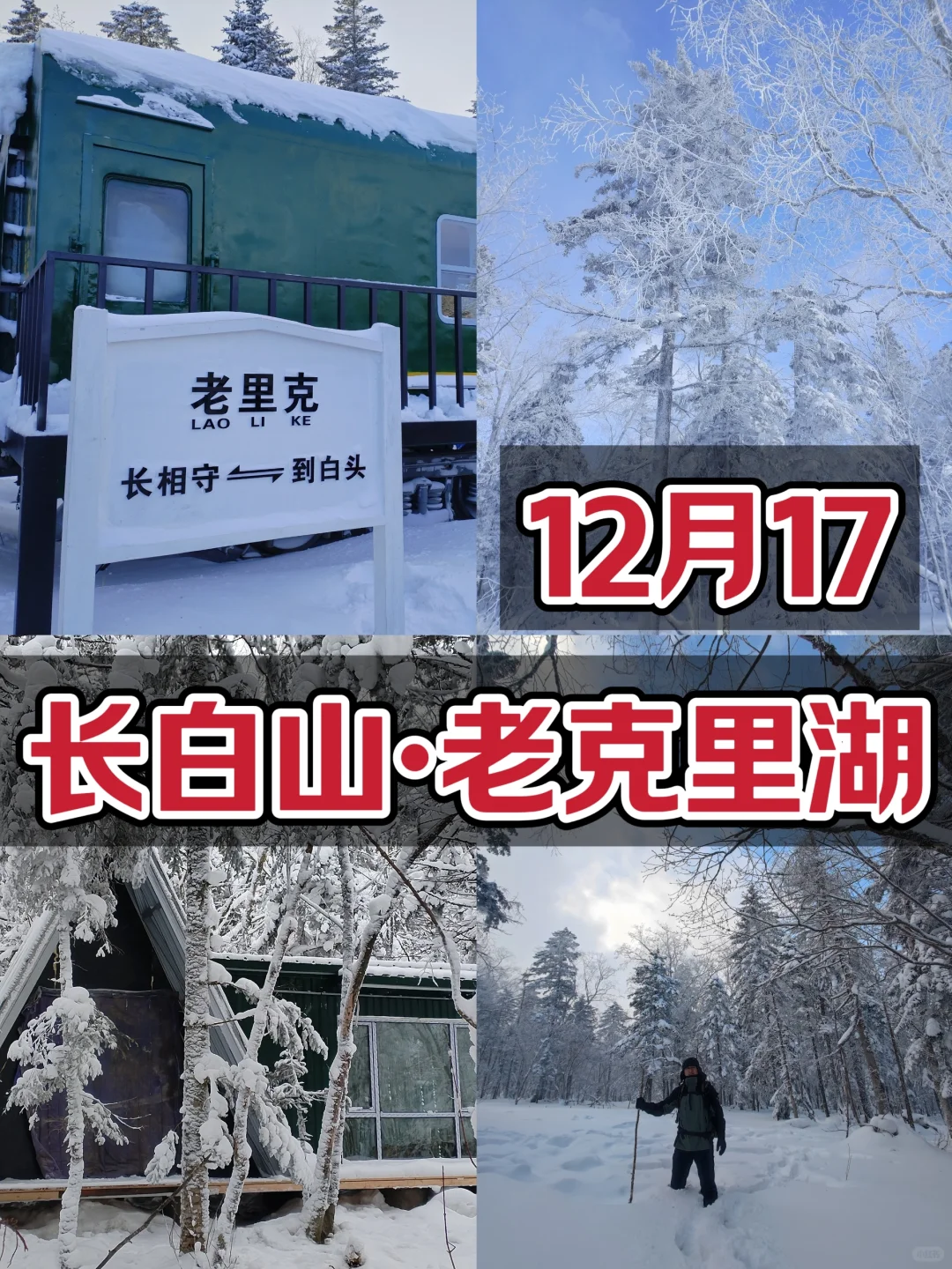 12月17实拍💞走进冬日老克里湖的童话世界