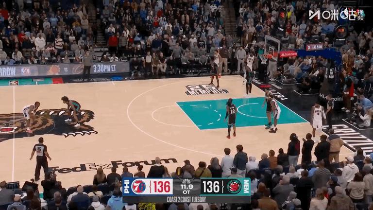 这个新秀有点东西！末节+加时狂轰16分！探花秀VJ-埃奇库姆三分绝杀灰熊！