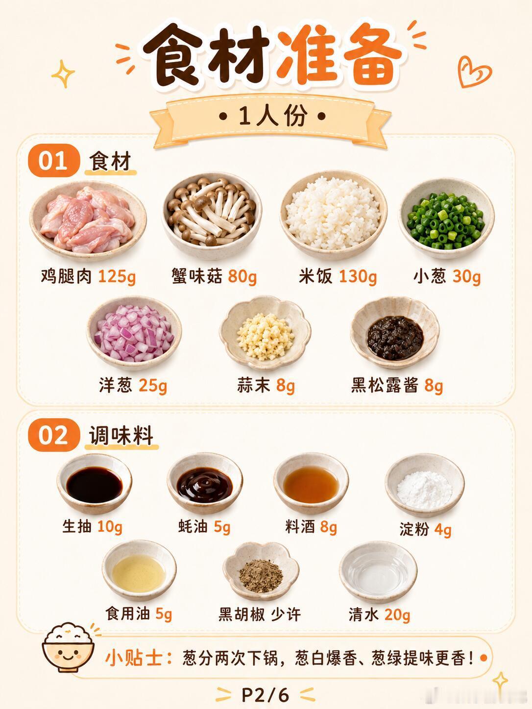 黑松露拌进鸡腿饭里减脂期真的别再一想吃拌饭就开始心虚了，好像只要米饭上盖点肉和酱