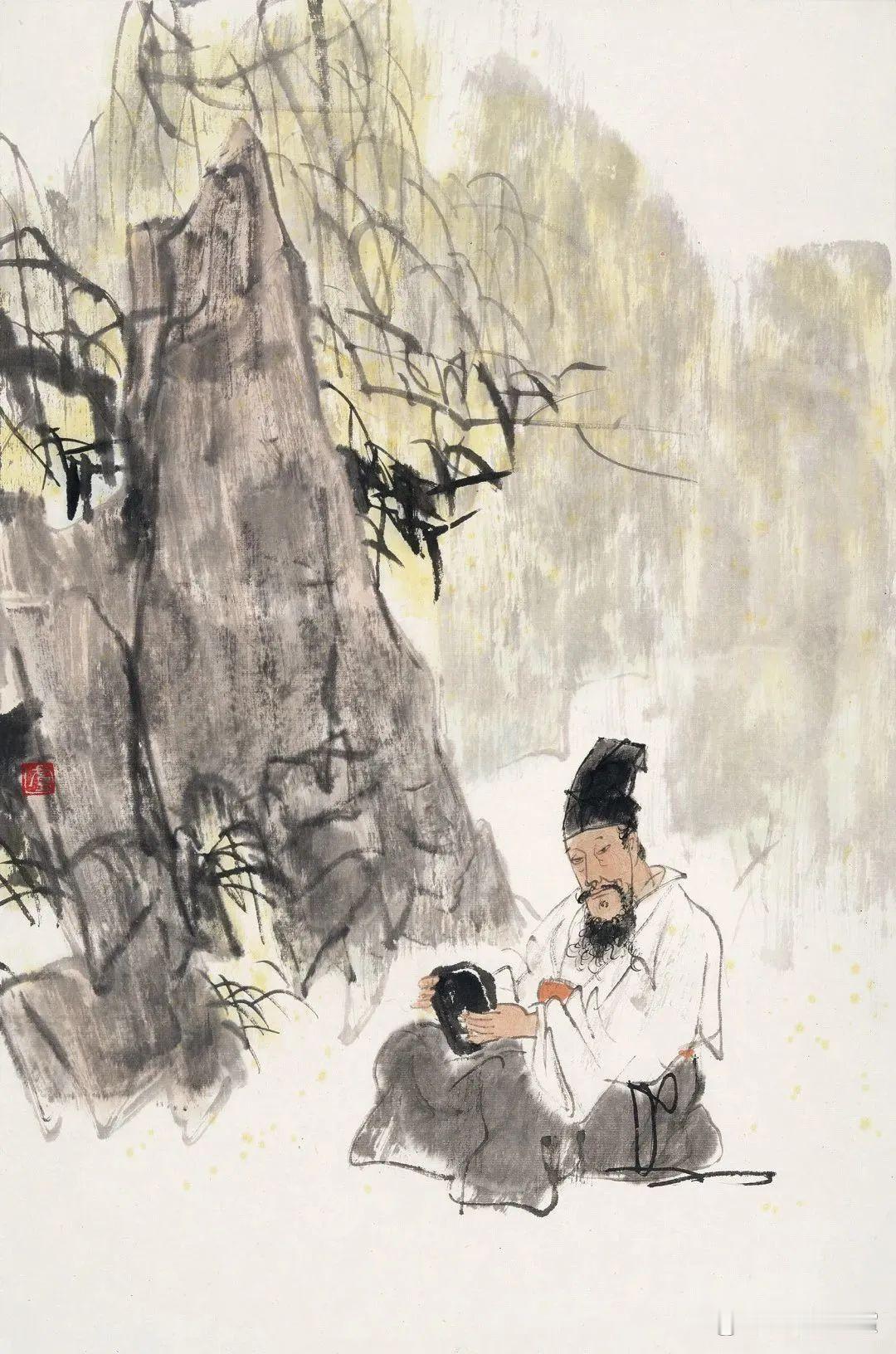 上联：阅典读经席地坐
下联：[玫瑰]

网络图片/诚谢侵删