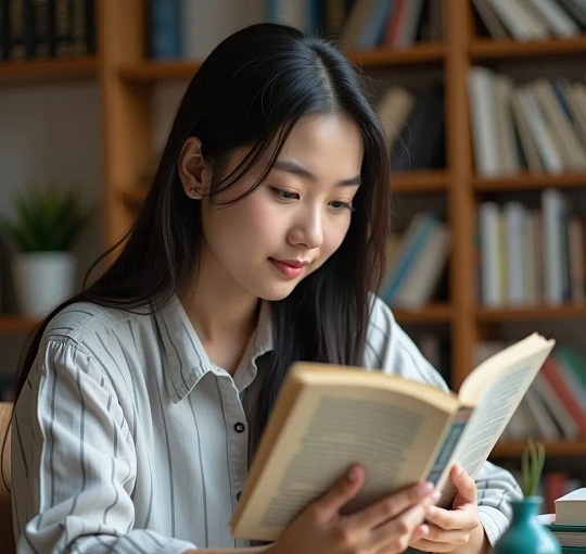 读书 读书的快乐，是安安静静、只属于自己的快乐，不用迎合谁，也不用追赶谁，翻开书