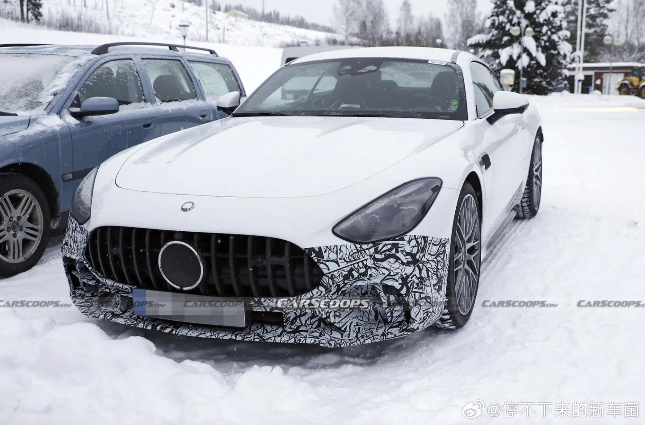 #这是你要的潮车吗# 全新梅赛德斯-AMG GT 43，应该跟SL 43一样是2