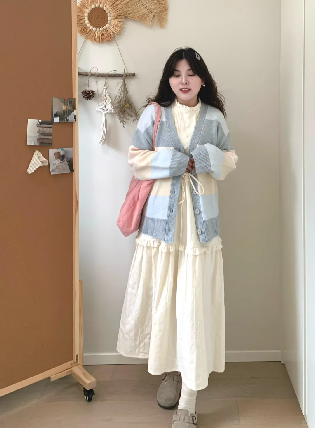 🐰温温柔柔的裙子和毛衣～甜妹一下