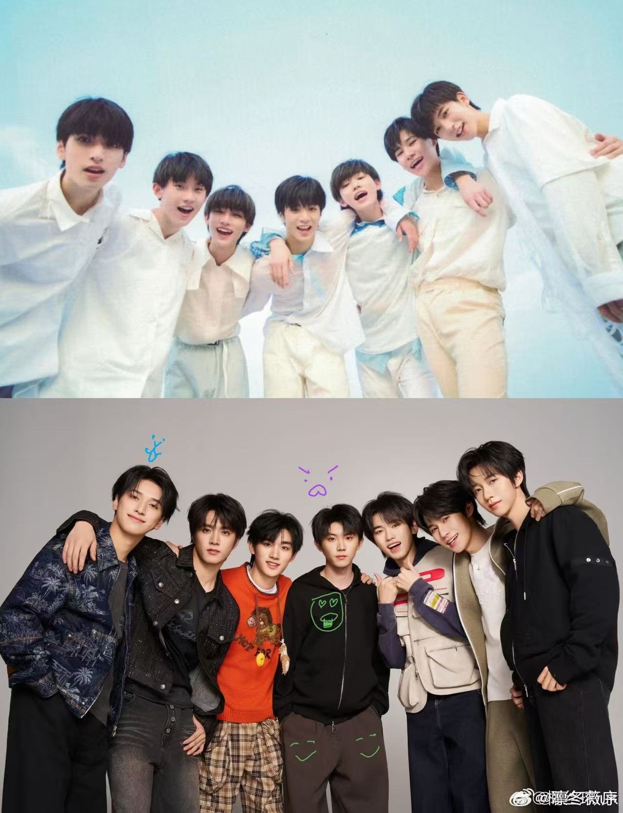 时代少年团黑西装地广时代少年团哥几个帅完就走 从造型到神态都拿捏得恰到好处，走秀