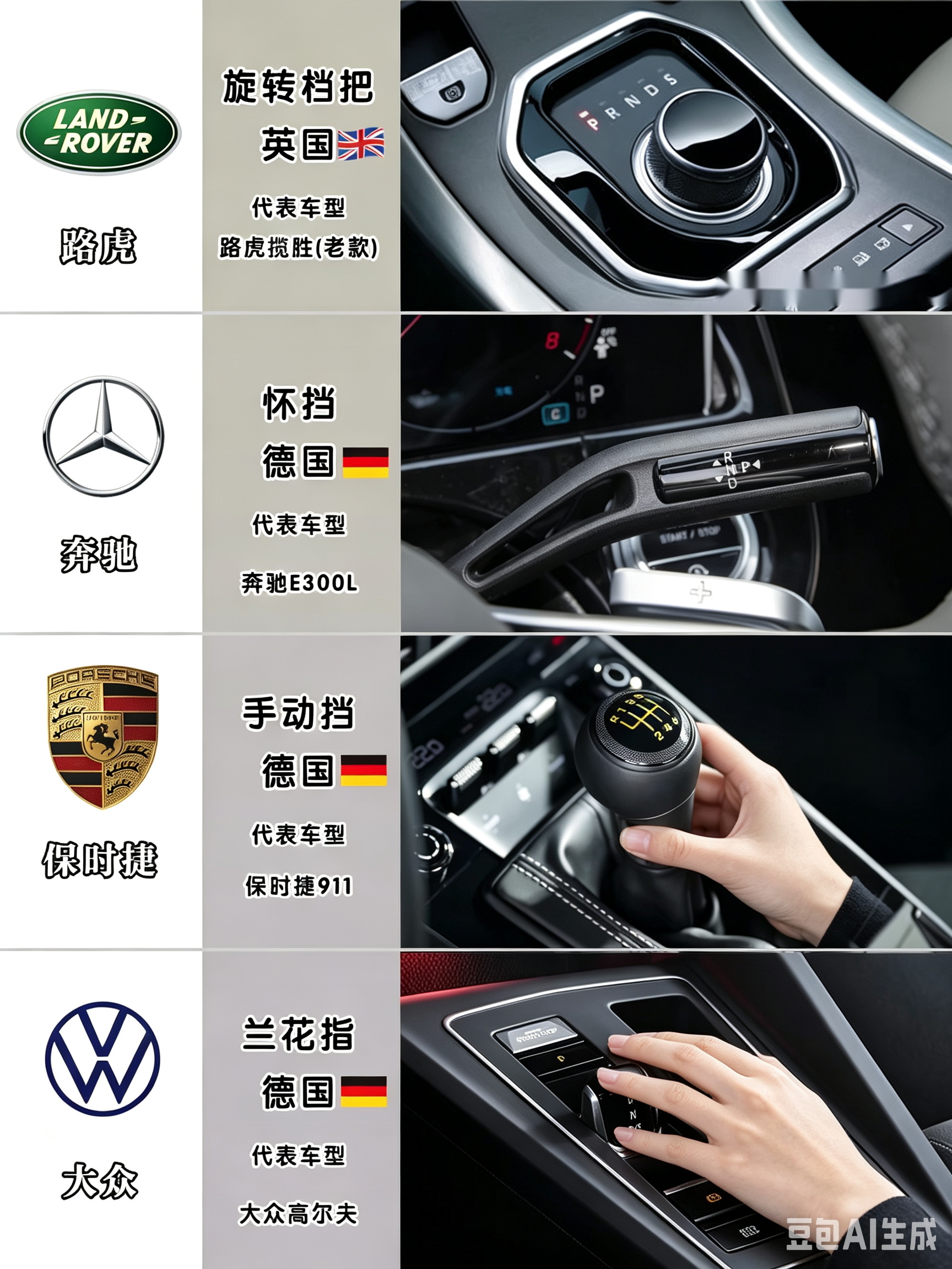 车若初见 开了这么多车，还真有几个换挡机构没体验过~比较经典的就是宝马的大鸡腿，