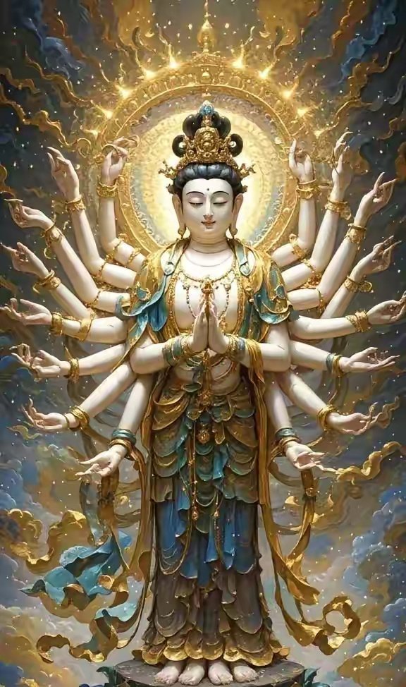 南武千手观音菩萨，保佑平安吉祥安康！[求关注][憧憬][打call] ​​​