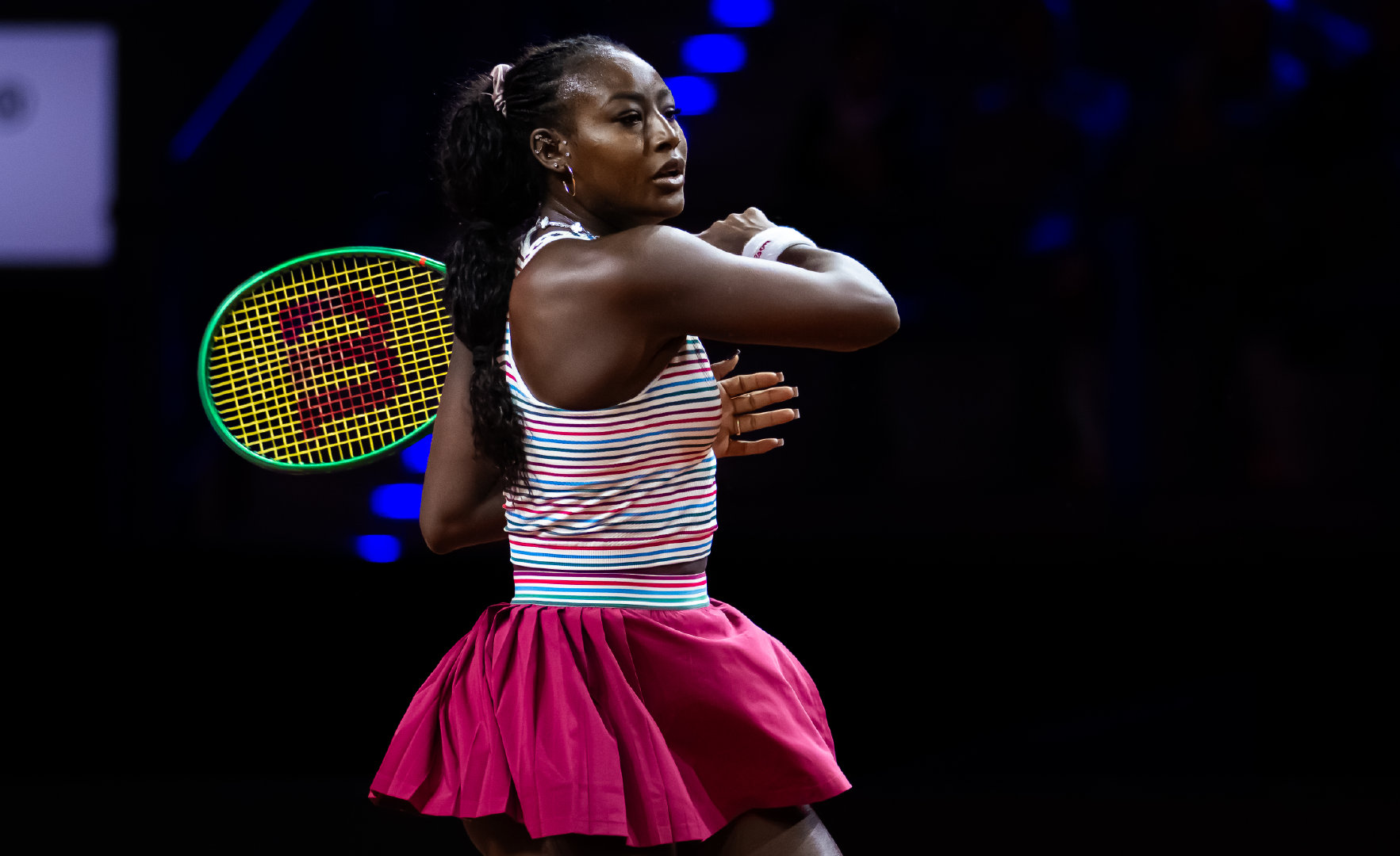 WTA500斯图加特站首轮，从资格赛突围的帕克斯以6-4 6-2淘汰本土外卡诺阿