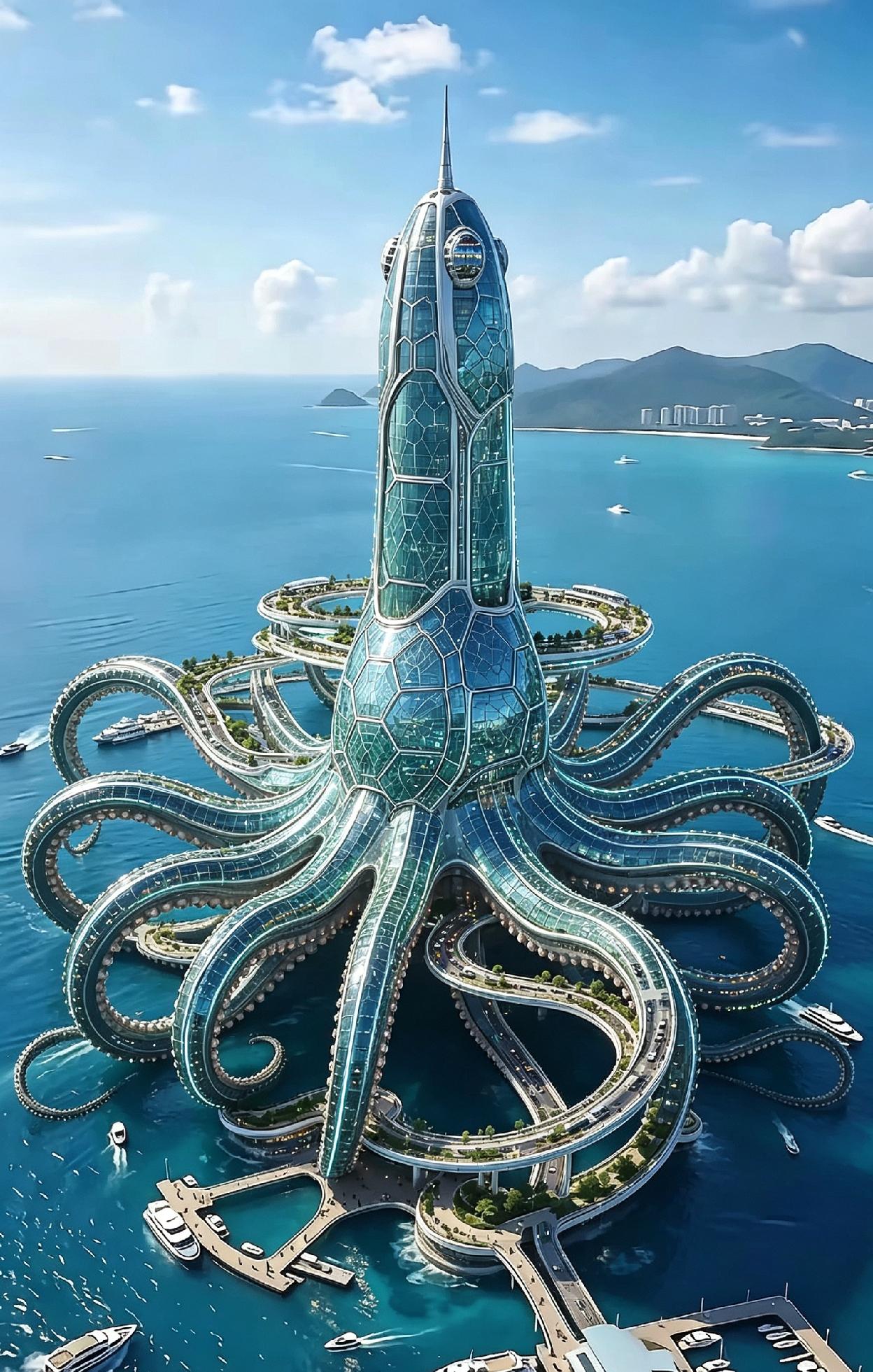 这栋建筑看起来像什么？