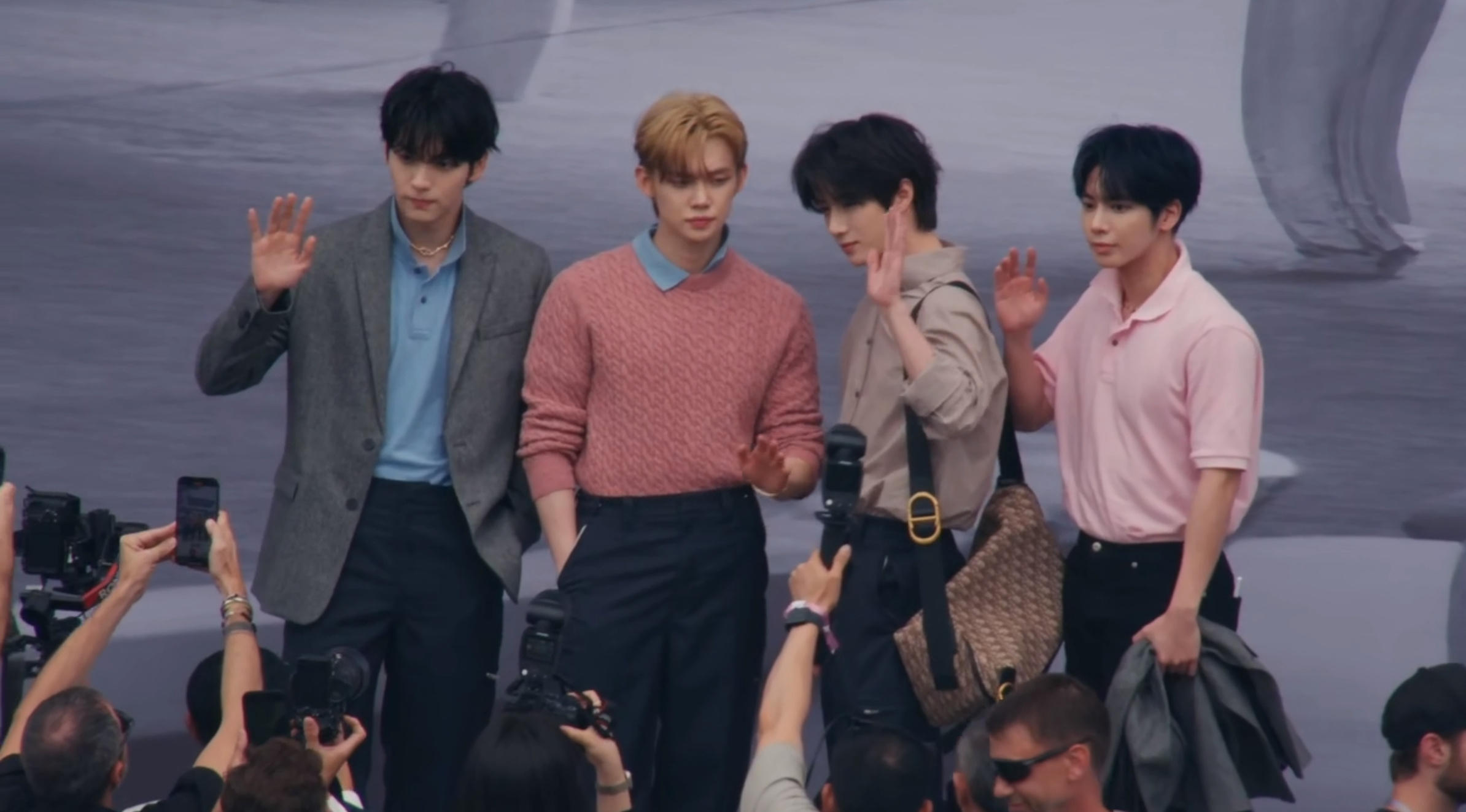 TXT 亮相 Dior 2026 春夏男装大秀📸Dior大秀巴黎男装周男装周 