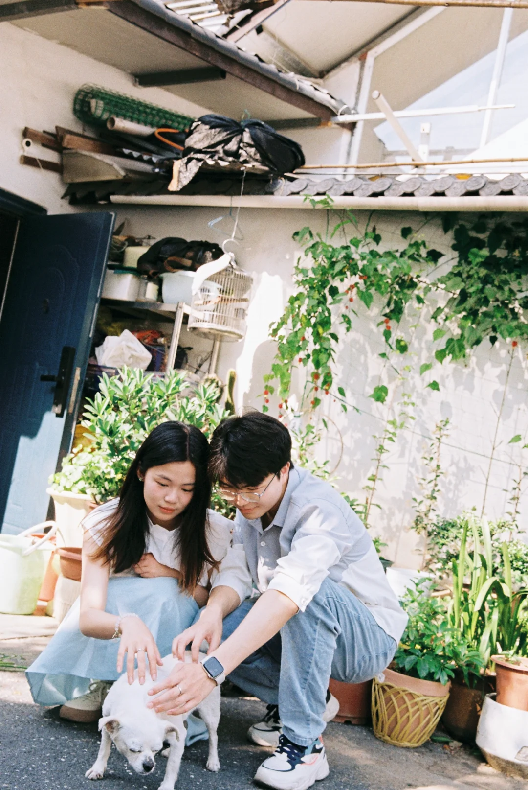 生活感情侣写真｜去小区楼下散个步吧