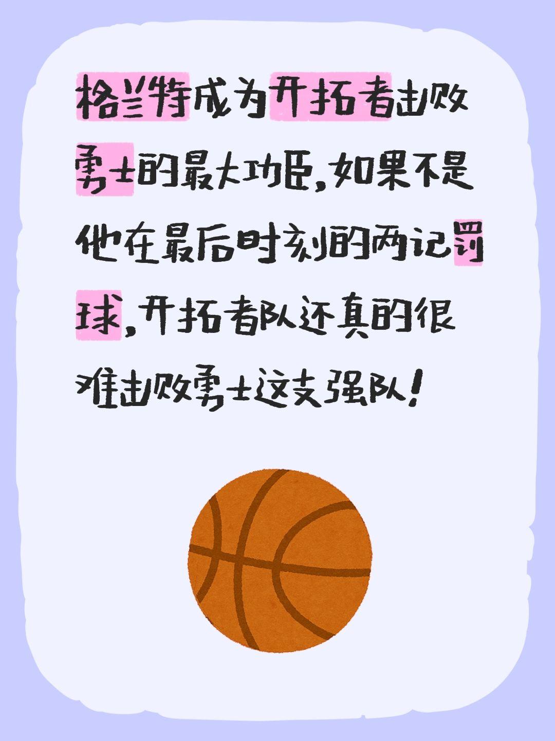 我评论了 的作品： 格兰特成为开拓者击败勇士的最大功臣，如果不是他在最...