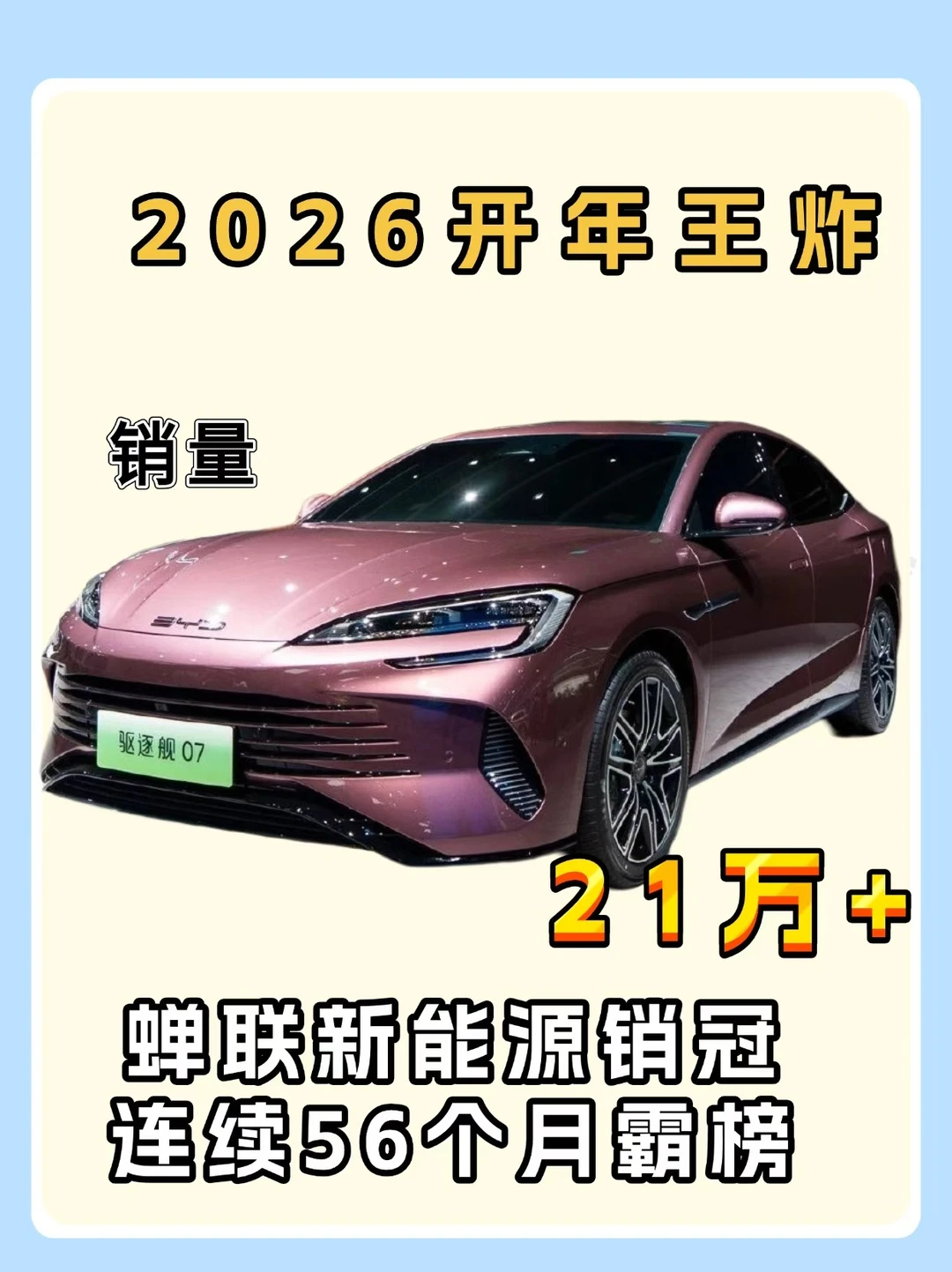 开年即巅峰！比亚迪1月又双叒叕霸榜了❗️