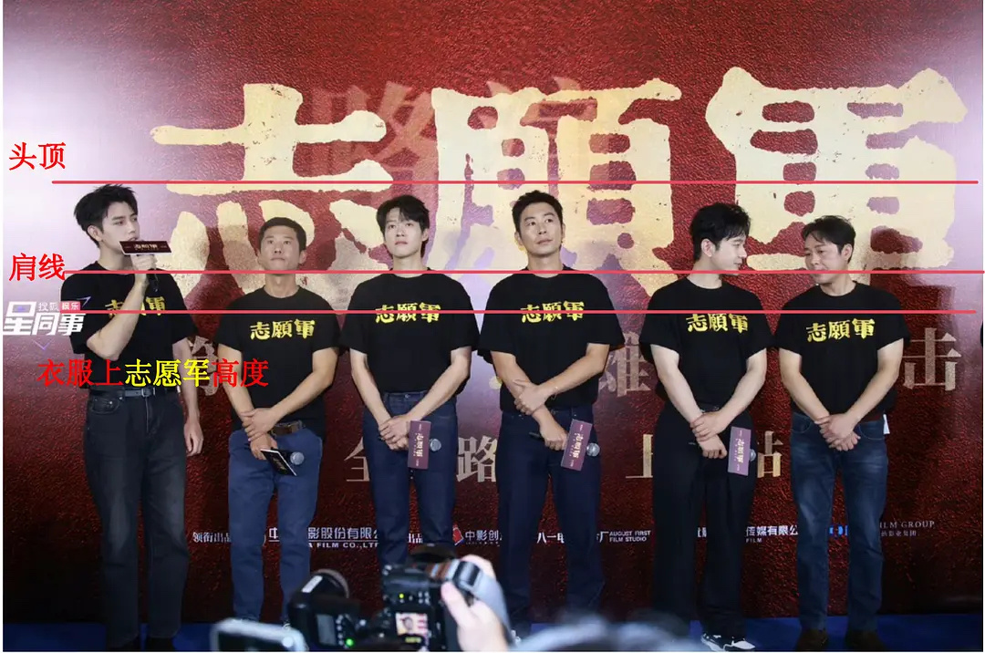 今天志愿军上海路演的同框图，阿瑟真的一骑绝尘的高啊 ​​​