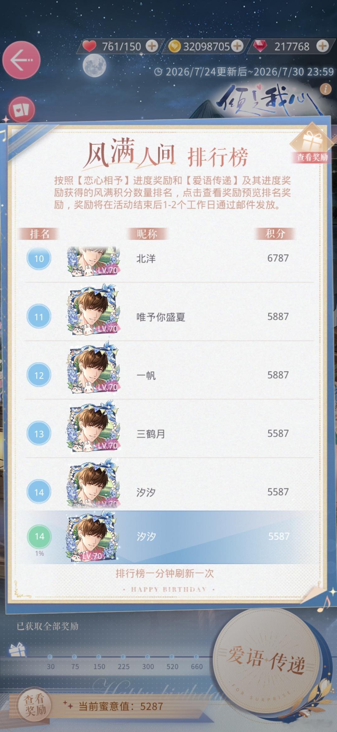 你白姐一遇到初恋就发了狠了忘了情了……第一天先打到这里，后面继续！ 
