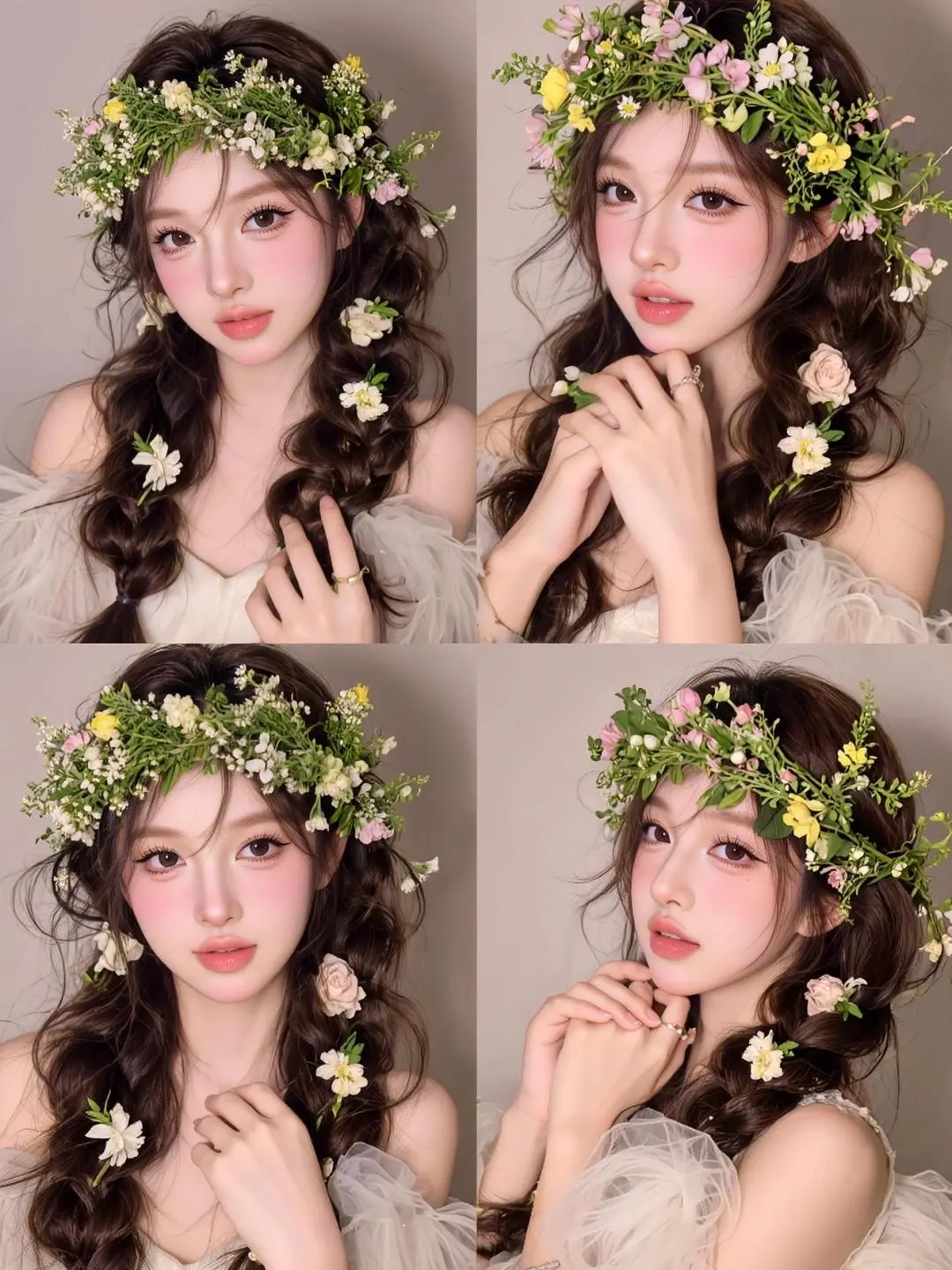 这是我为你定制的春日头像 AI森系花环照 ai创作 玩法合伙人计划 我在拍特效