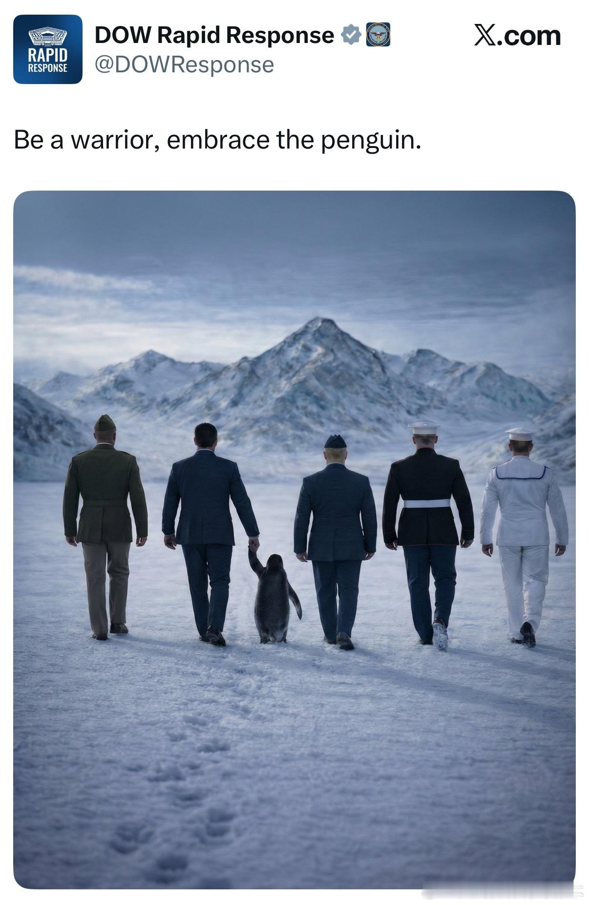 【黄金时代】战争部制作了战争部版本的“拥抱企鹅”川普主义研究美国和欧洲当代史海外