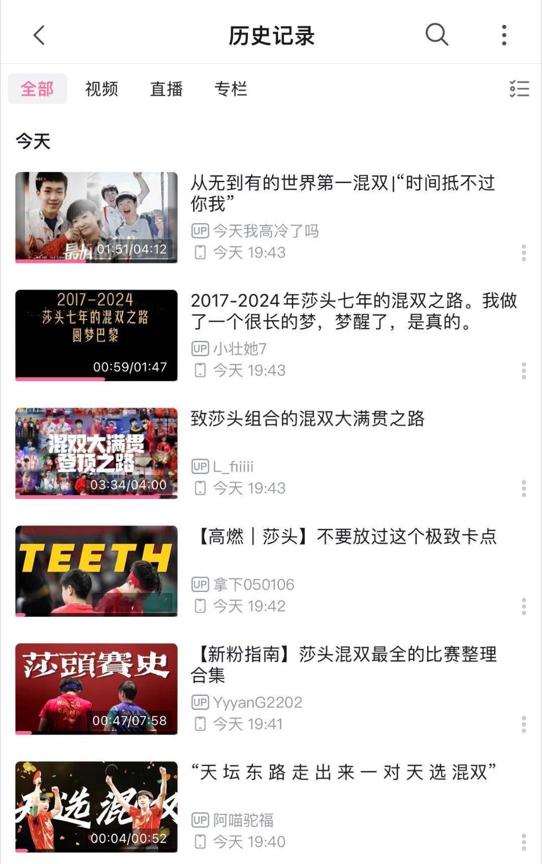 王楚钦孙颖莎今晚出战混双  今天是巴黎奥运后首次混双出战！只能说太默契，完全不给