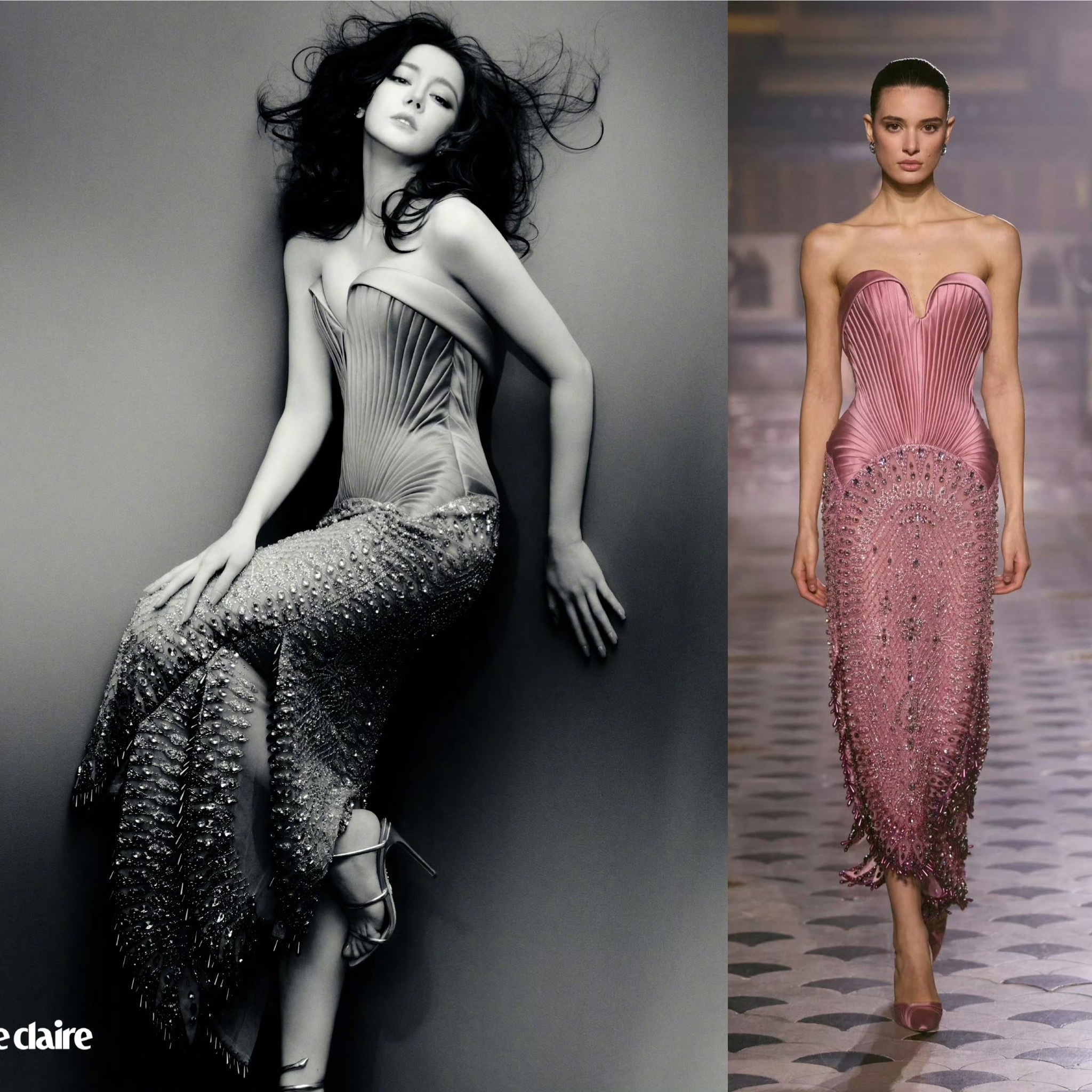 上身Georges Hobeika 2026春夏高定国内艺人，舒淇、关晓彤、刘诗