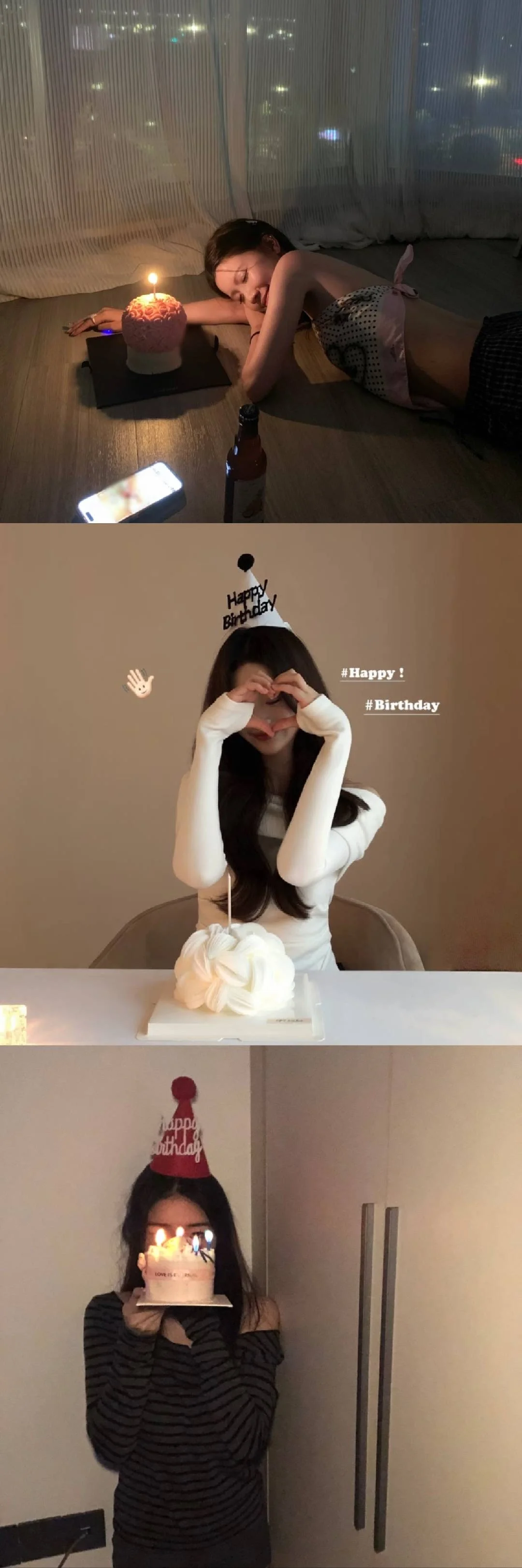 存一些好看的生日拍照📷姿势！
