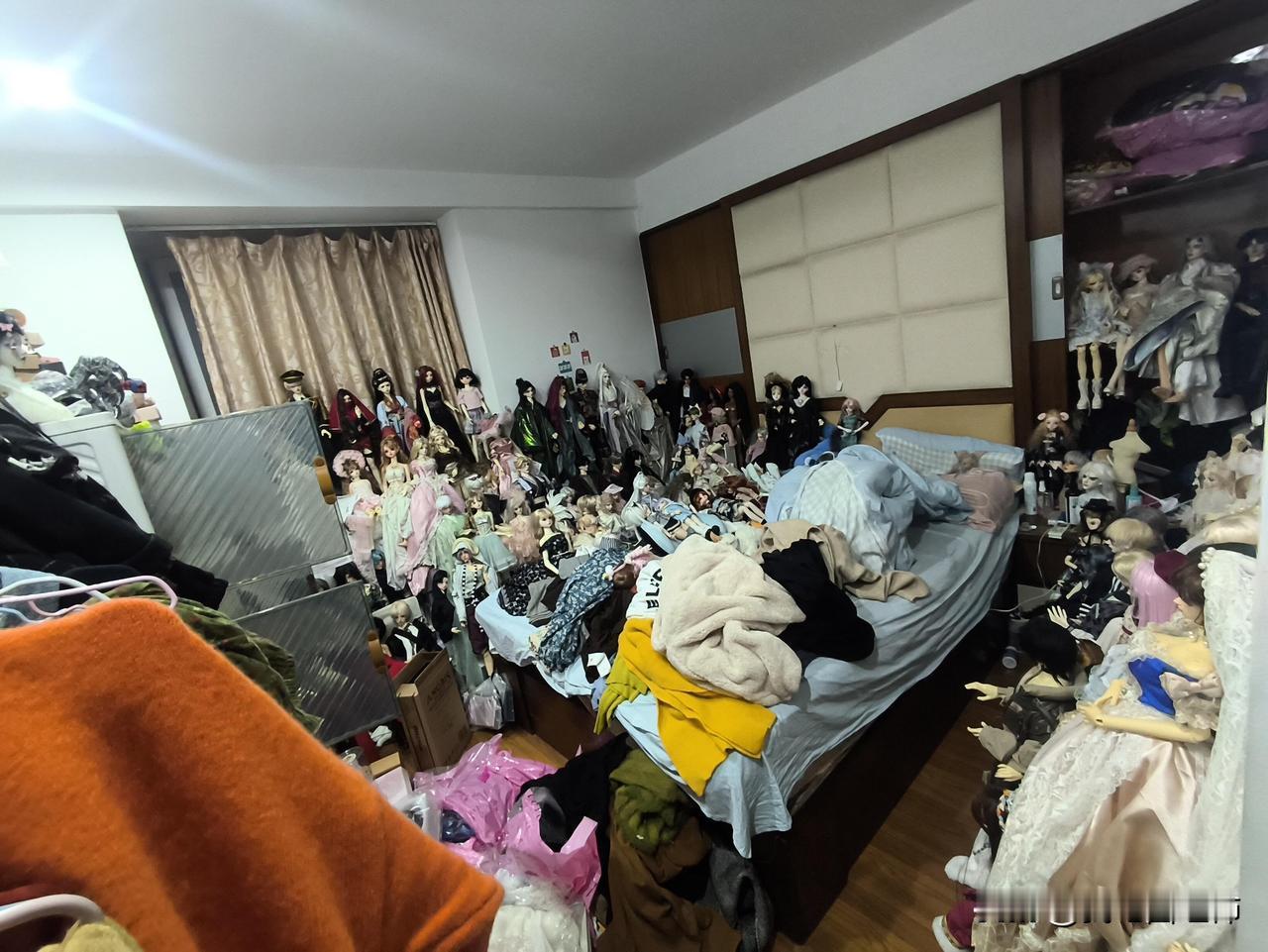 我是太懒了还是心理有病
不要骂我是怎么住的下去的
21年开始玩娃娃一买停不下来，