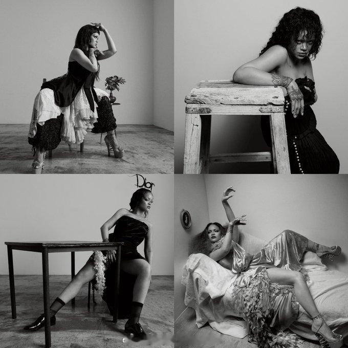 Rihanna Rihanna 再次亮相《ELLE》全球多国封面 