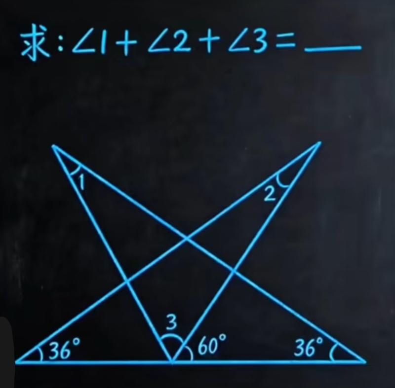 这几个角怎么算？数学 数学思维