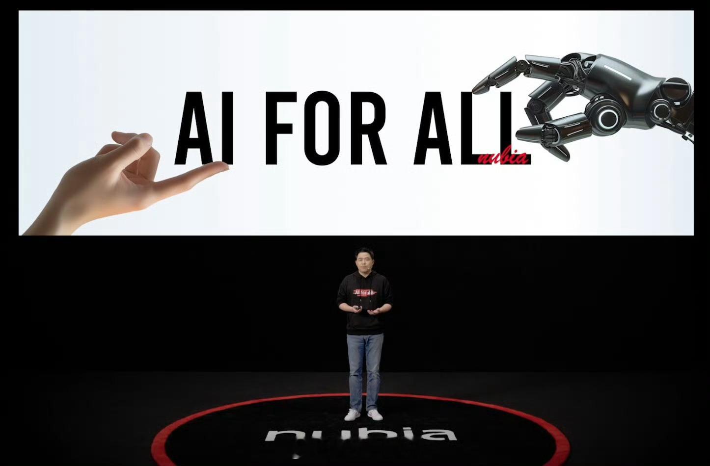 #努比亚 AI FOR ALL# 努比亚宣布 AI FOR ALL，掀起全民AI