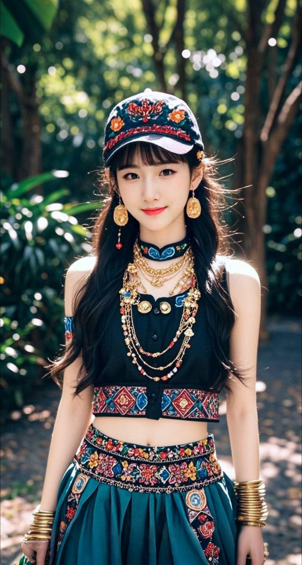 AI扩图 AI民族风情韵