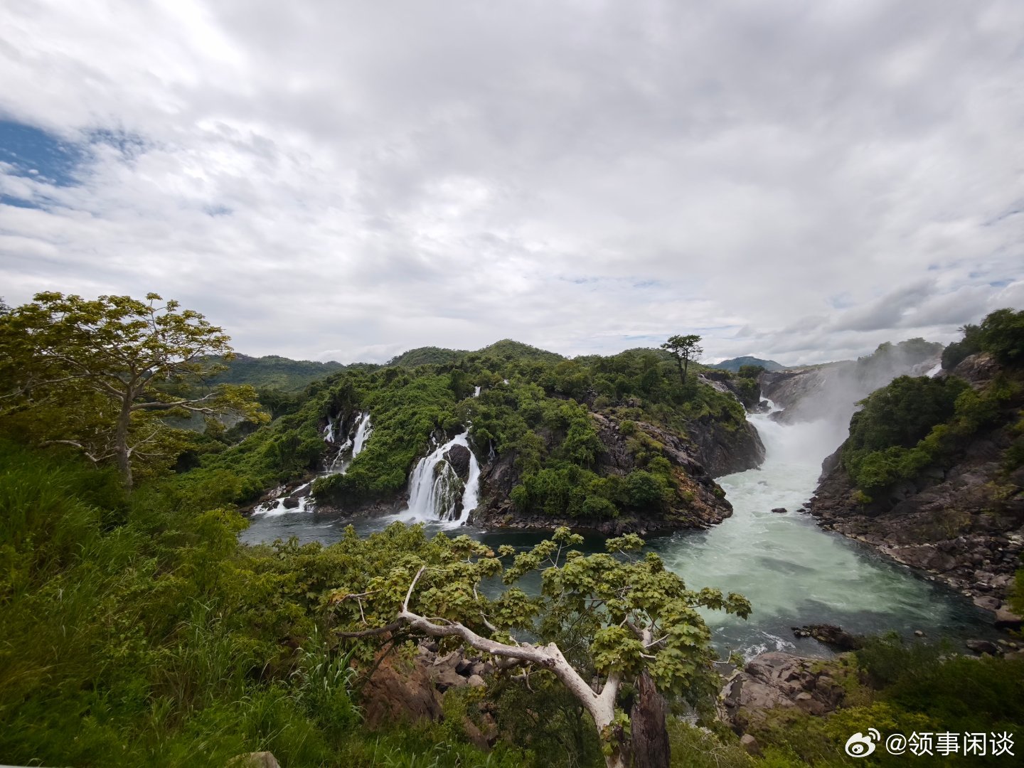 非洲最美瀑布跟着领事看非洲