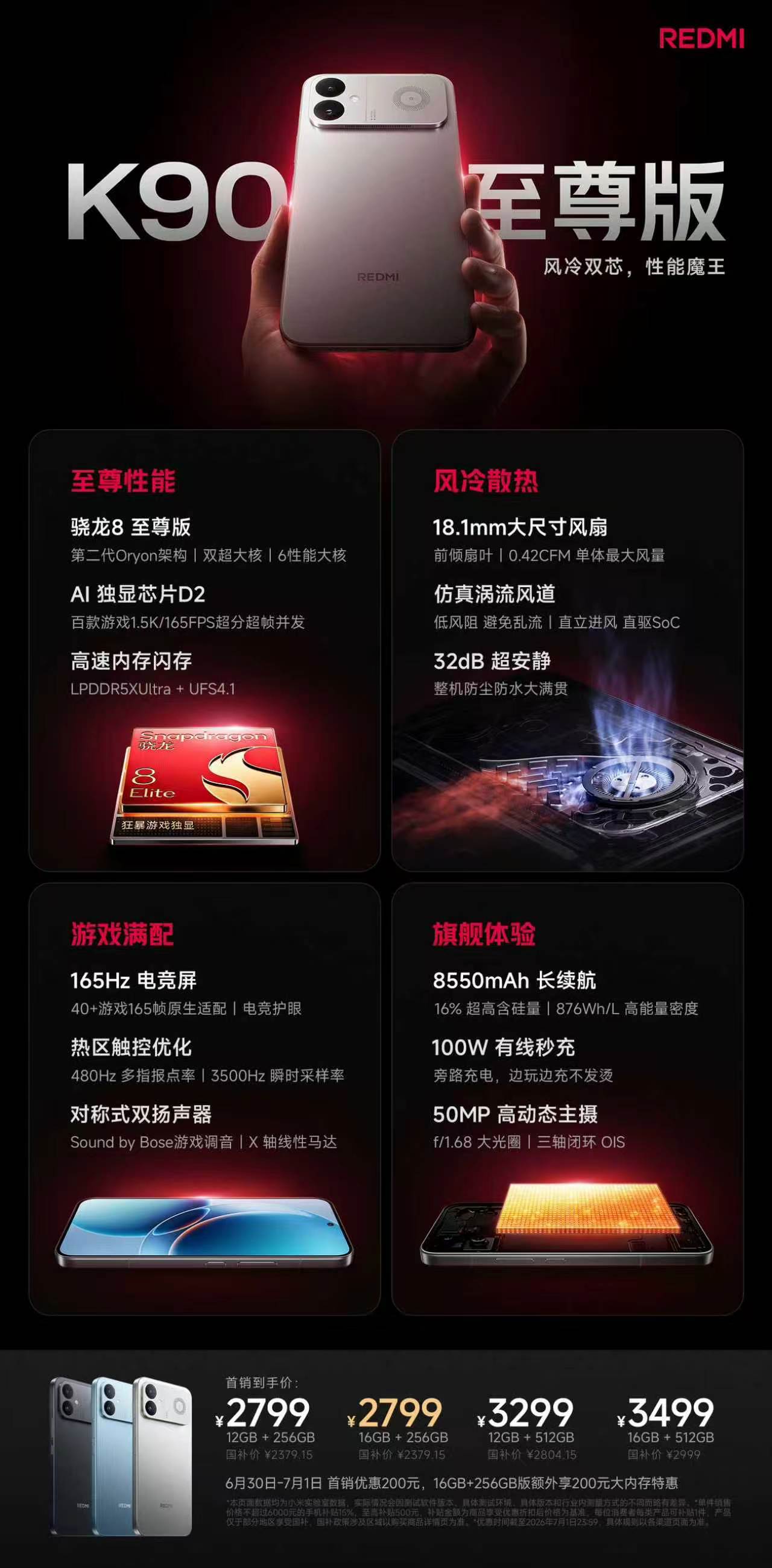 红米 K90 至尊版价格出来了，感觉怎么样 