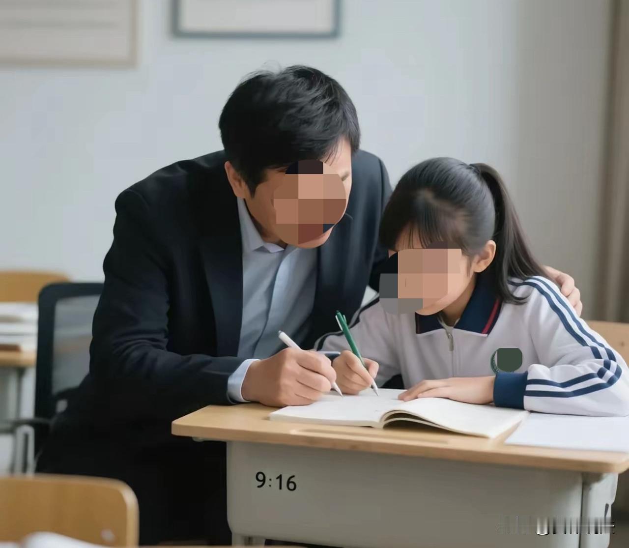 辽宁，25岁聋哑老师下课后，坐到15岁聋哑女学生旁边，一手搂住女学生的腰，一手拽