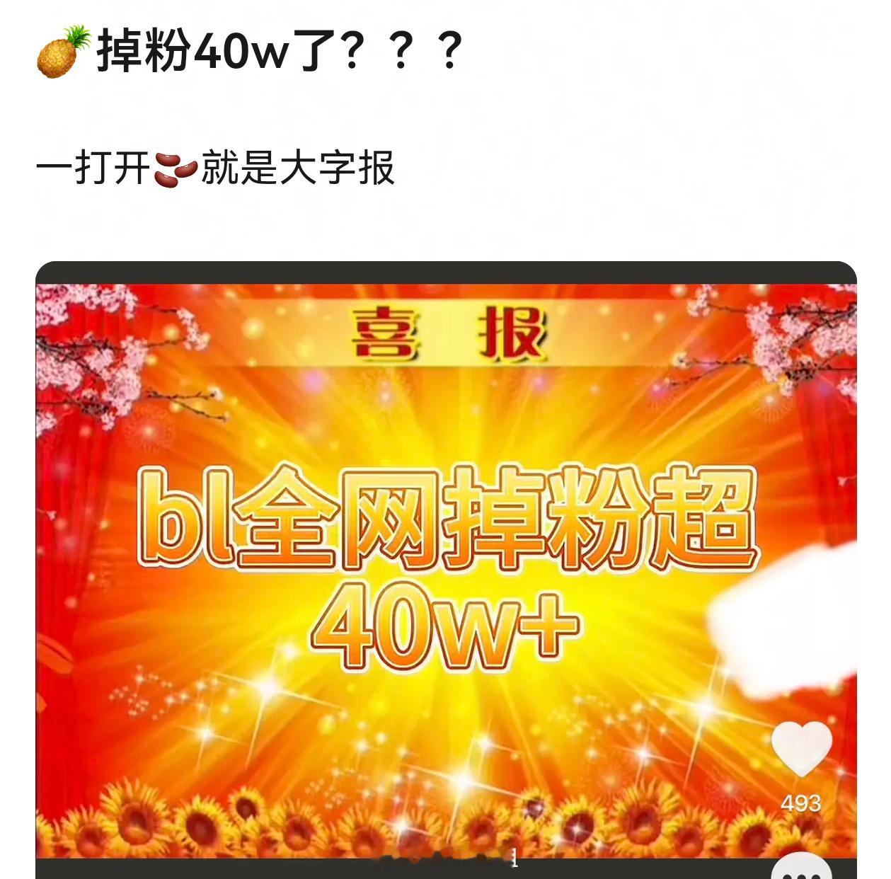 啊？白鹿已经掉粉40万了？？ 