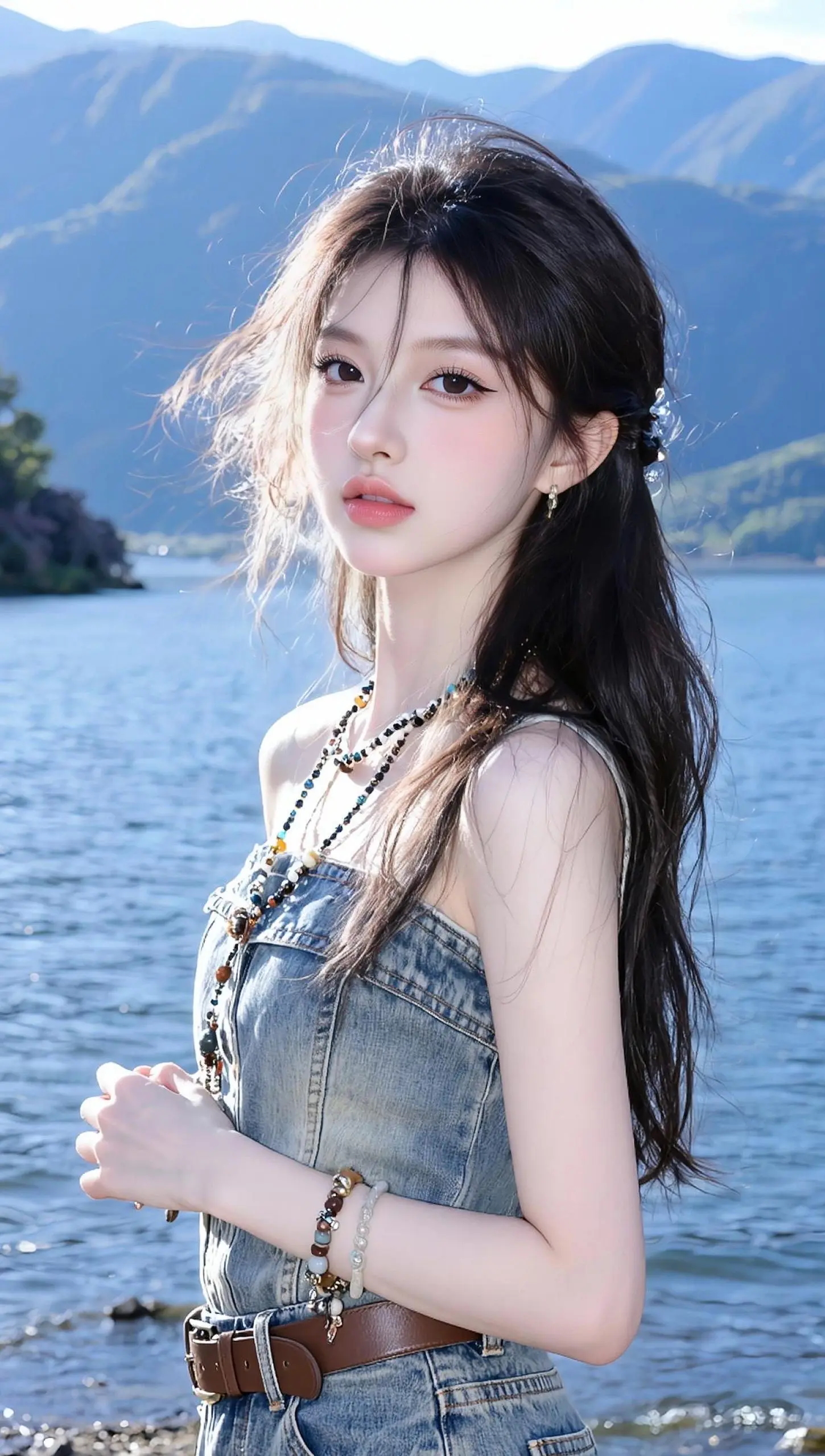 随变ai随便玩 AI湖畔清新照 ai创作 玩法合伙人计划 我在拍特效