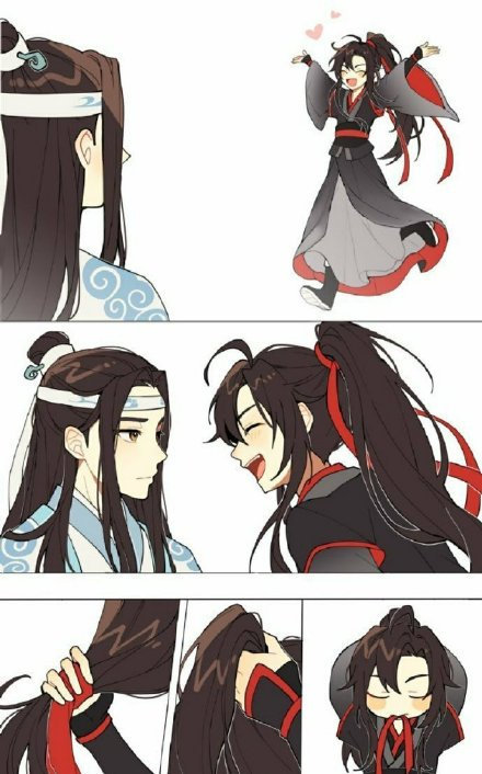 魔道祖师  漫画 羡羡开始卖萌啦！ 