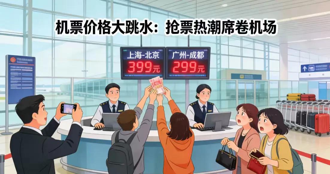 多地机票价格上演“高台跳水”，节后错峰出游正当时

一位杭州市民王女士抢到了1月