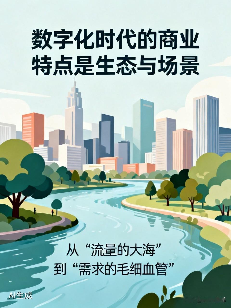 数字化时代的商业特点是生态与场景，这句话精准概括了数字化时代商业模式的根本性重塑