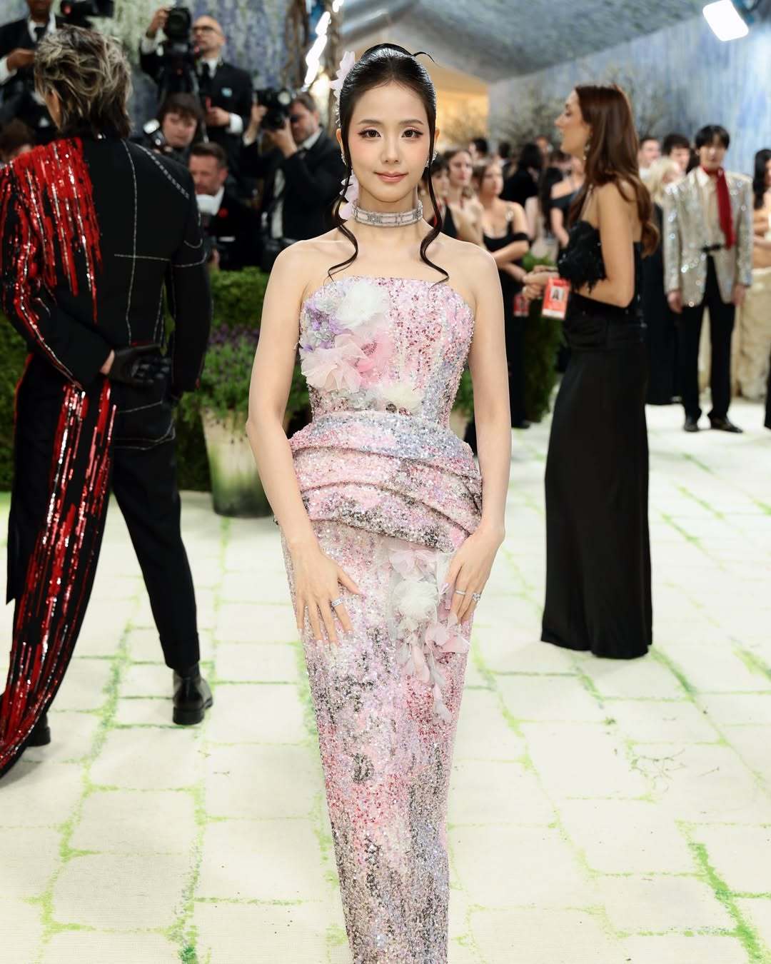 Jisoo for Met Gala 2026🌸👸🏻公主本人出现了！！！ 