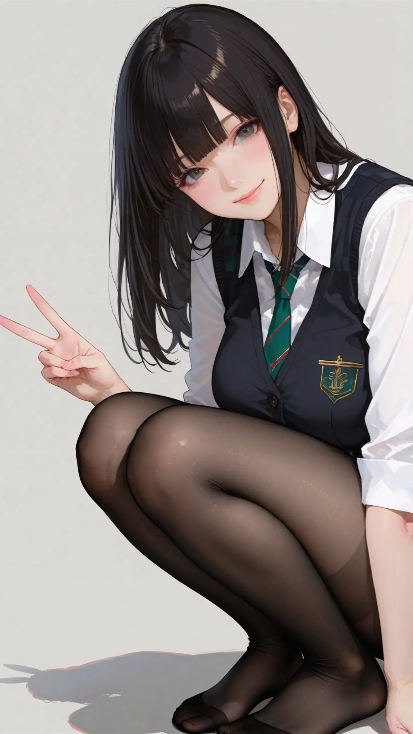 JK女孩 手机壁纸。