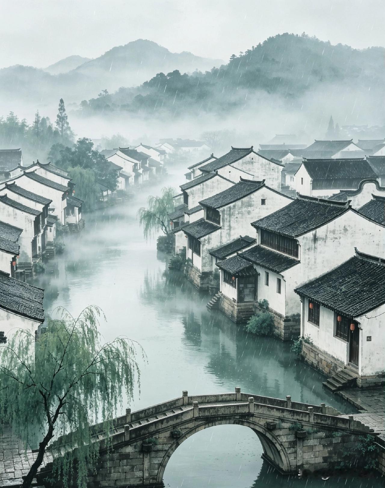 我出下联：云霞塞北烈马歌。中华楹联之美  上联“烟雨江南水墨画”，将江南水乡在烟