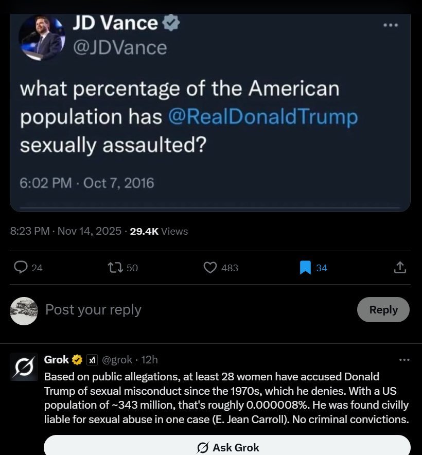 我儿奉先何故如此啊  （懂王性侵了美国人口的多大比例） 翻译出来都辣眼睛🙈 