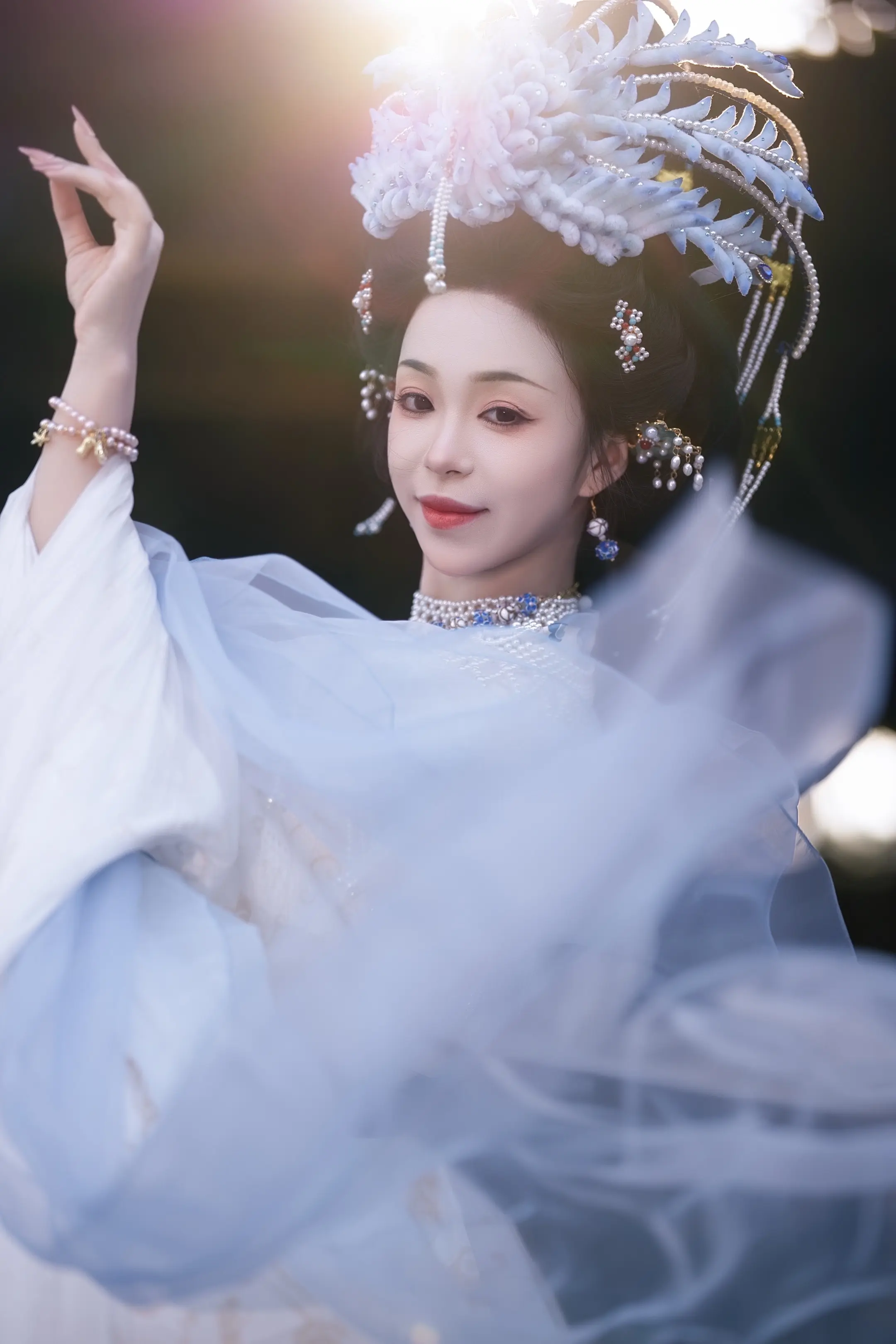 蓝凤。