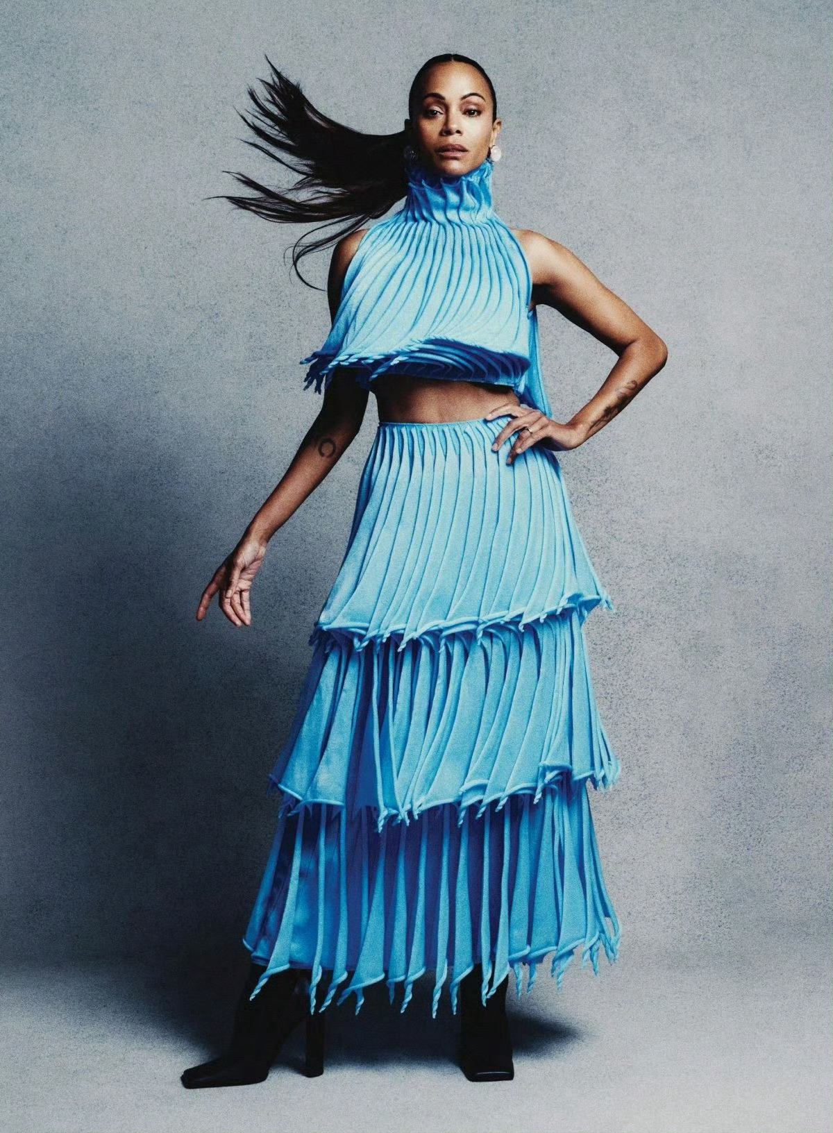 Zoe Saldaña Vogue México摄影： Diego Bendez