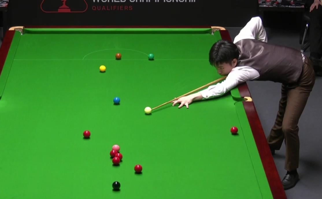 斯诺克世锦赛资格赛审判轮第一阶段：范争一暂时5-4领先莫腾斯
​
​      