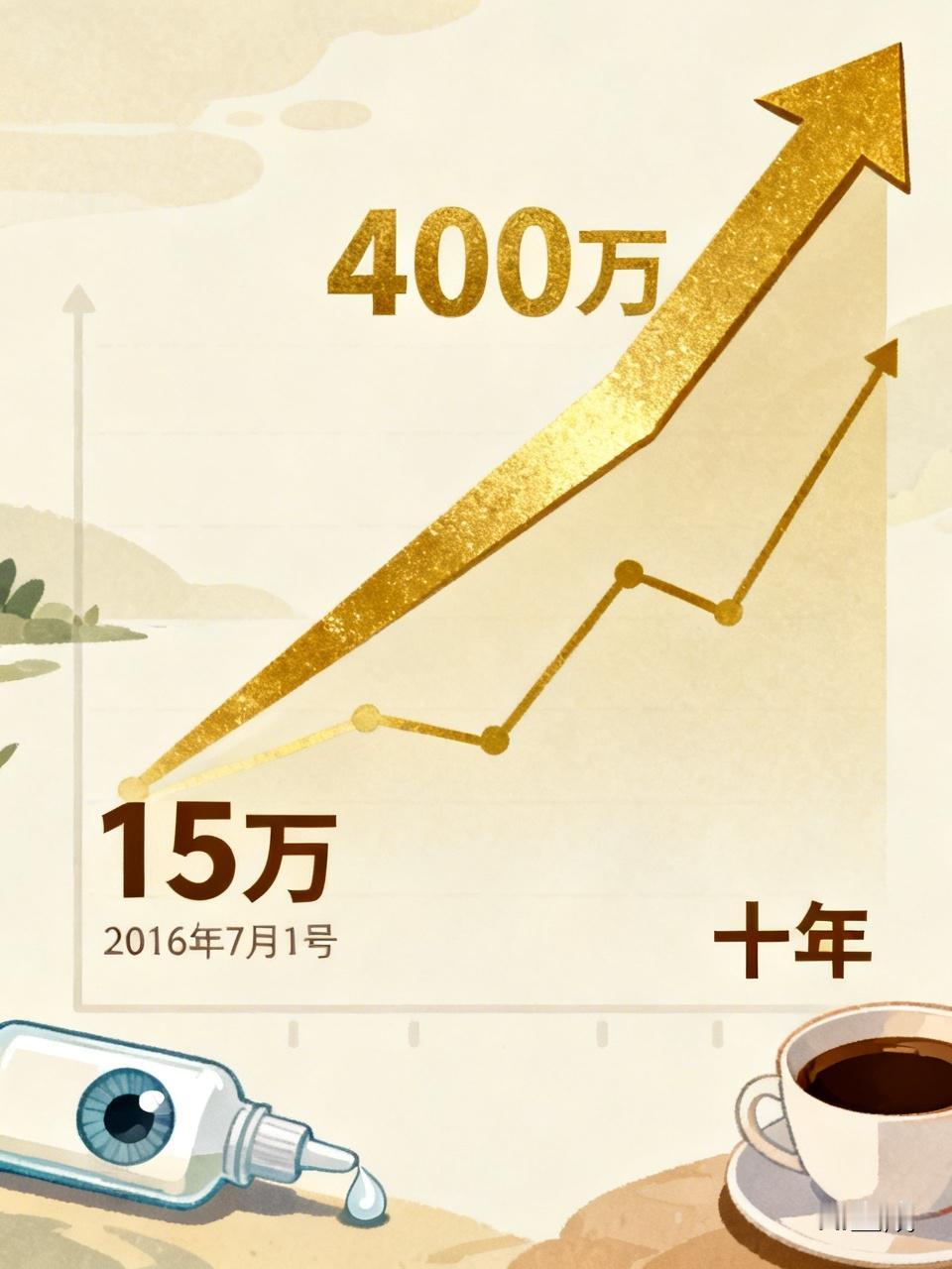 收盘看了眼账户，400万冒了个头。又翻了翻最早那笔入金记录，15万，2016年7