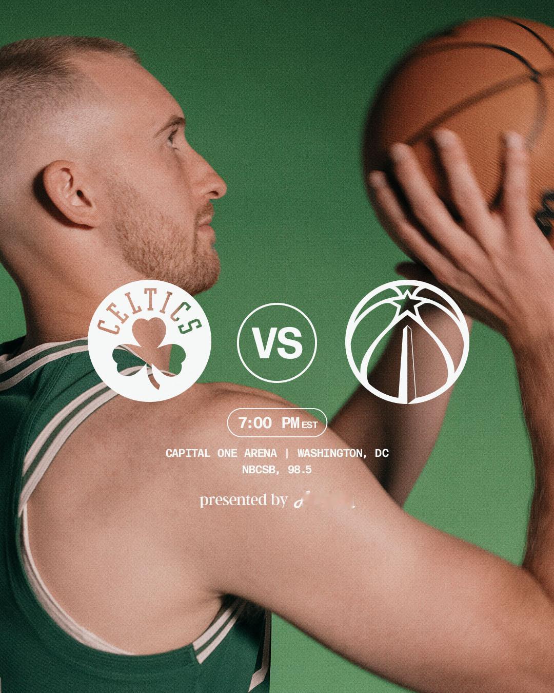☘️ 8:00客场挑战奇才记得锁定！波士顿凯尔特人BLEEDGREEN